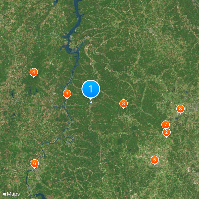 Tennessee's 7th congressional district Map
