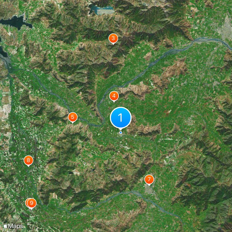 San Vicente de Tagua Tagua Map