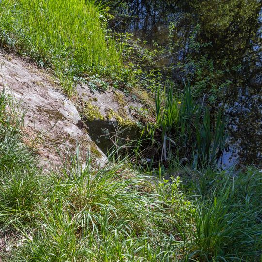 Einlaufbauwerk am Unterhaupt der Schleuse 72