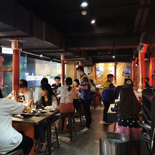 Korean barbecue meat warehouse