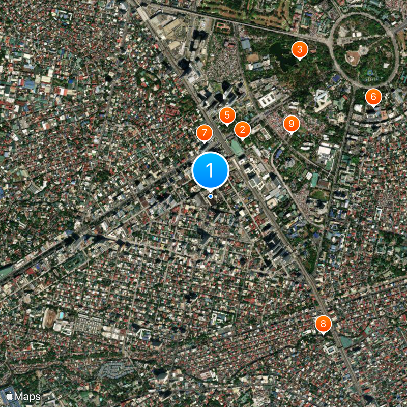 ABS-CBN Broadcasting Center Mapa