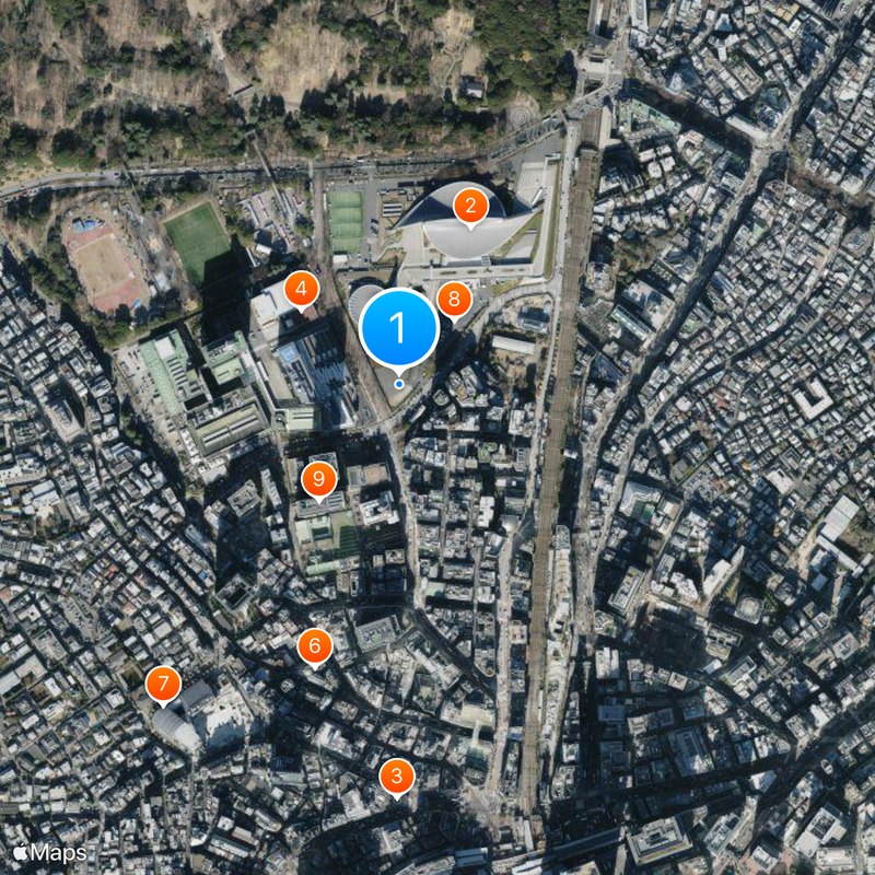 AiiA Theater Tokyo Carte