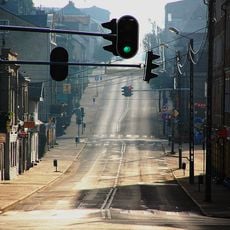 Długa Street in Zgierz