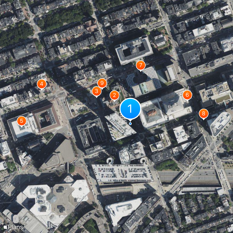 John Hancock Tower Mapa