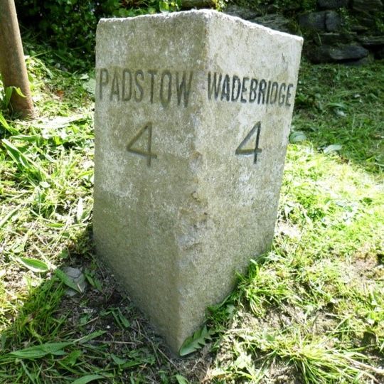 Milestone 250 Metres To East Of St Issey
