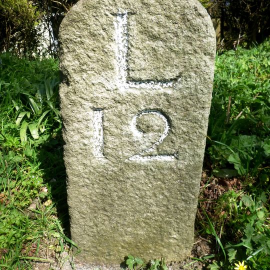Milestone To South Of Treblary Cottage