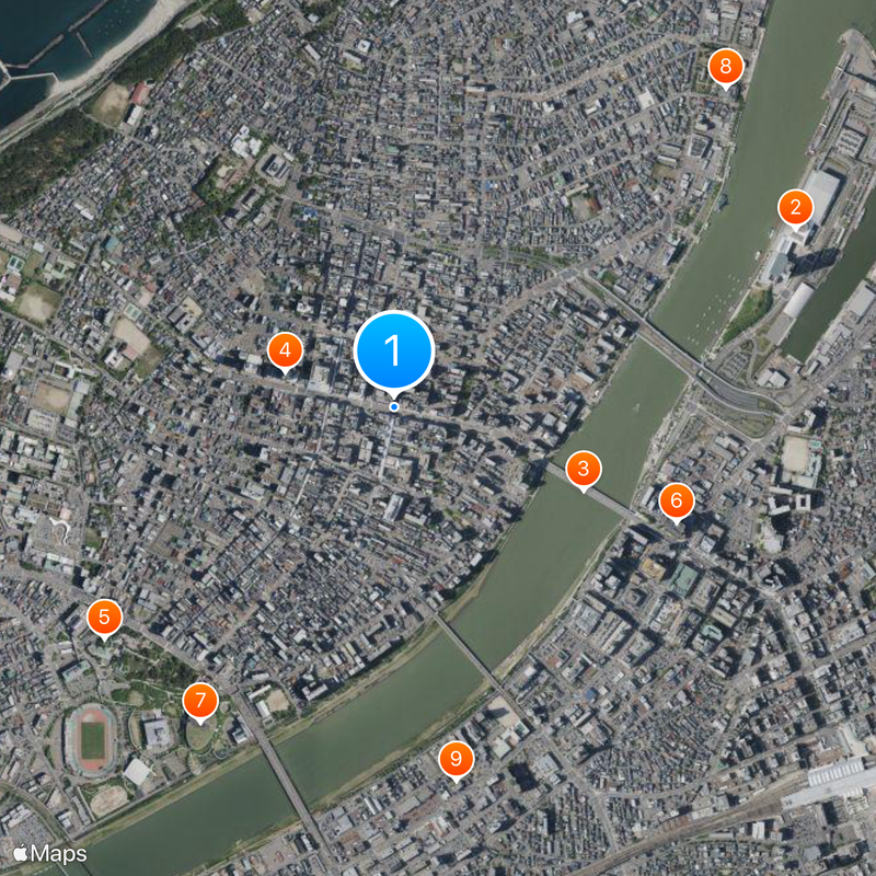 Japan National Route 8 Map