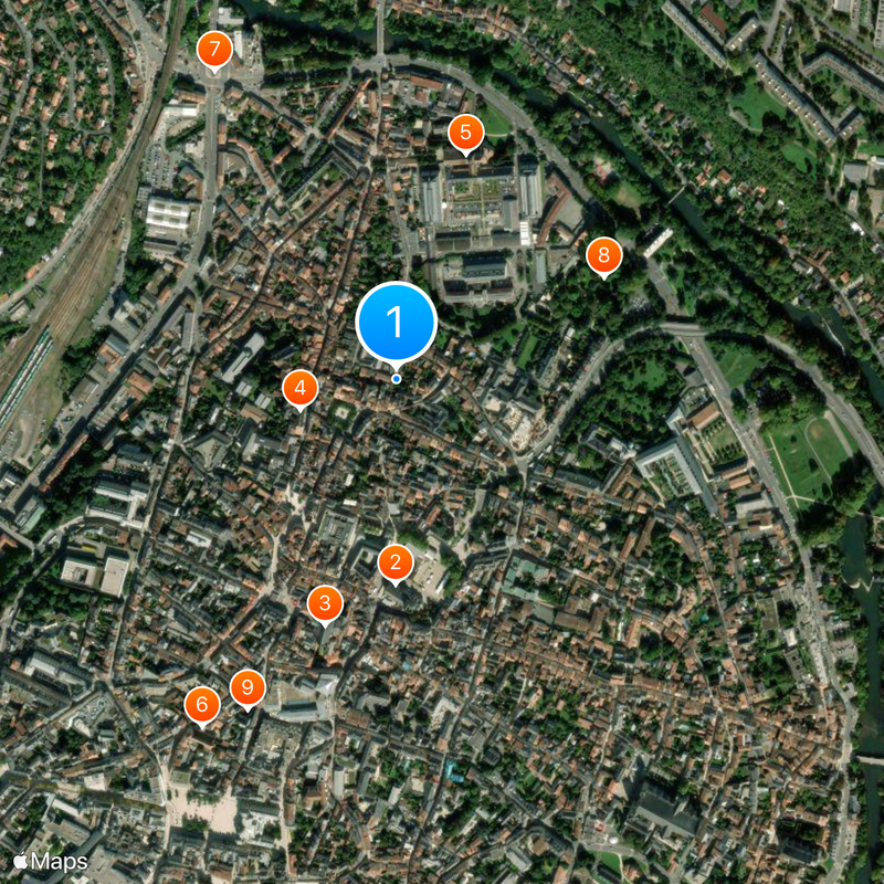 University of Poitiers Map