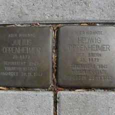 Stolperstein en memoria de Julius Oppenheimer