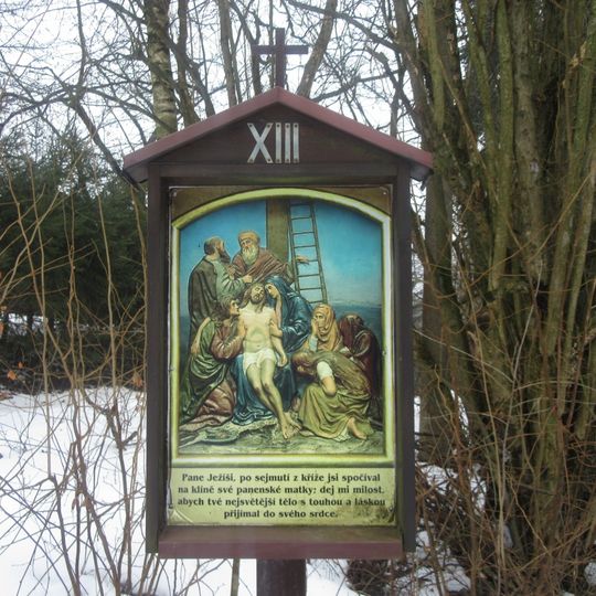 Křížová cesta u Olšan - 13. zastavení