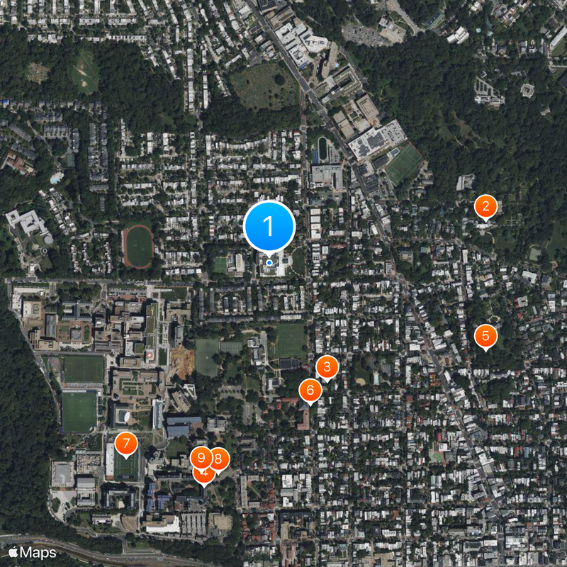 Duke Ellington School of the Arts Mapa