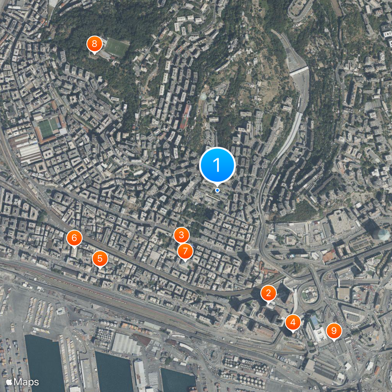 Sampierdarena Map