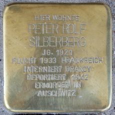 Stolperstein en memoria de Peter Rolf Silberberg
