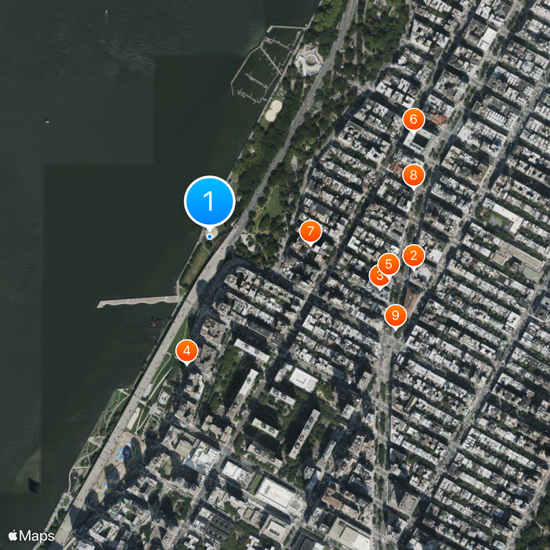 West Side Elevated Highway Map