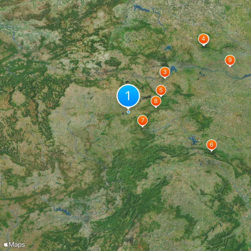 National Institute of Advanced Manufacturing Technology Map