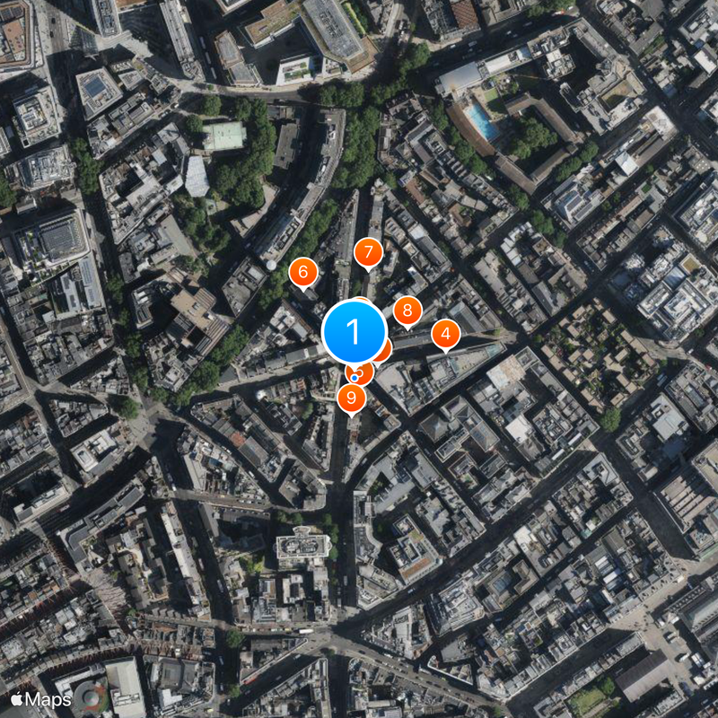 Seven Dials Map