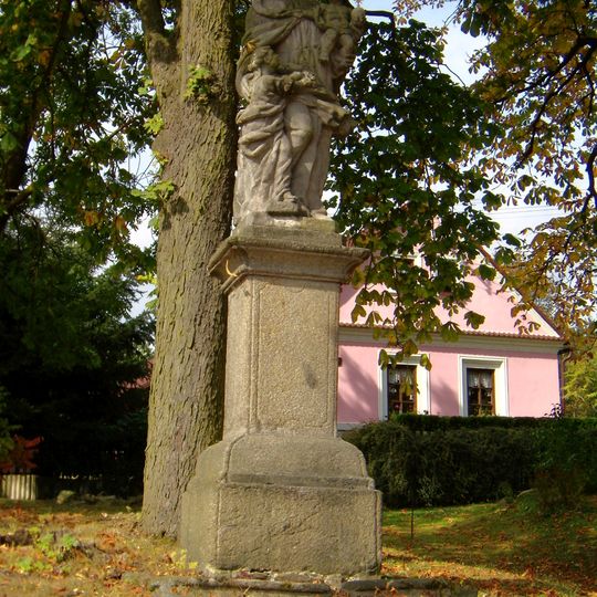 Socha svaté Anny v Dožicích