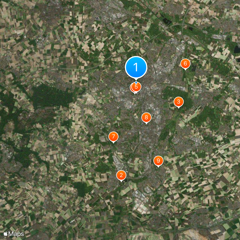 Mönchengladbach Carte