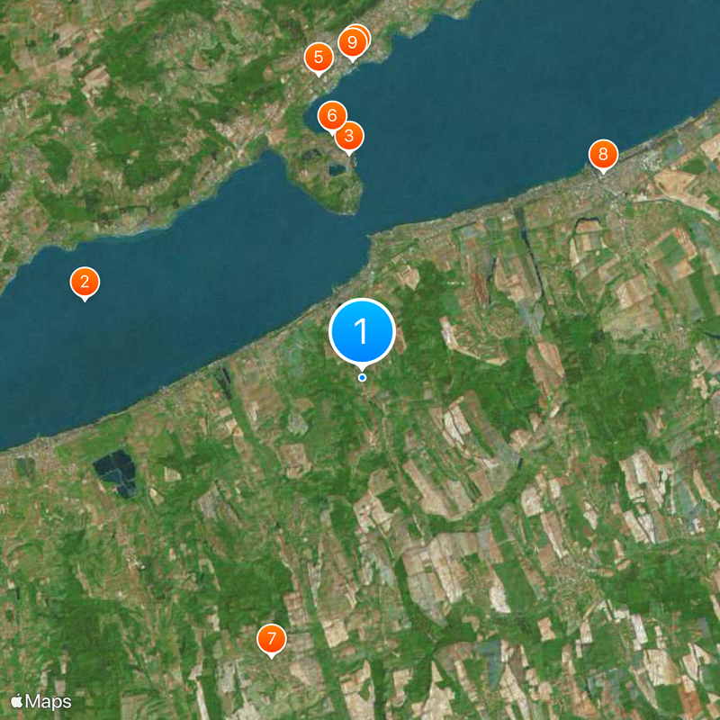 Kőröshegy viaduct Map