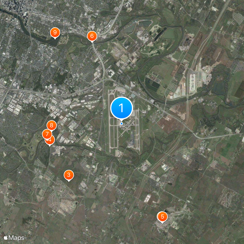 Austin-Bergstrom International Airport Map