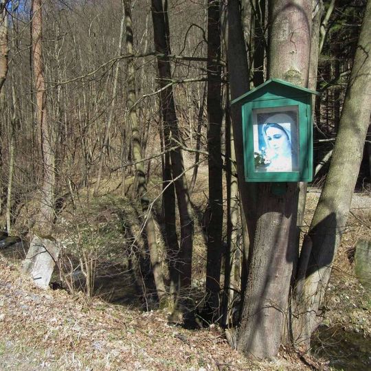 Obrázek Panny Marie severně od Hostic