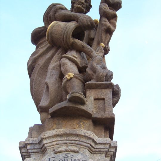 Statue of Saint Florian in Písek