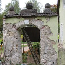 Gaujiena old cemetery gate
