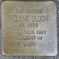 Stolperstein dedicated to Helene Bloch