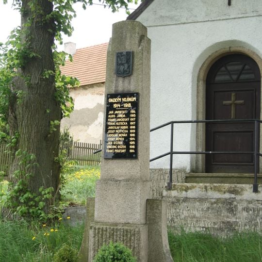 Památník obětem 1. sv. války v Kuňovicích