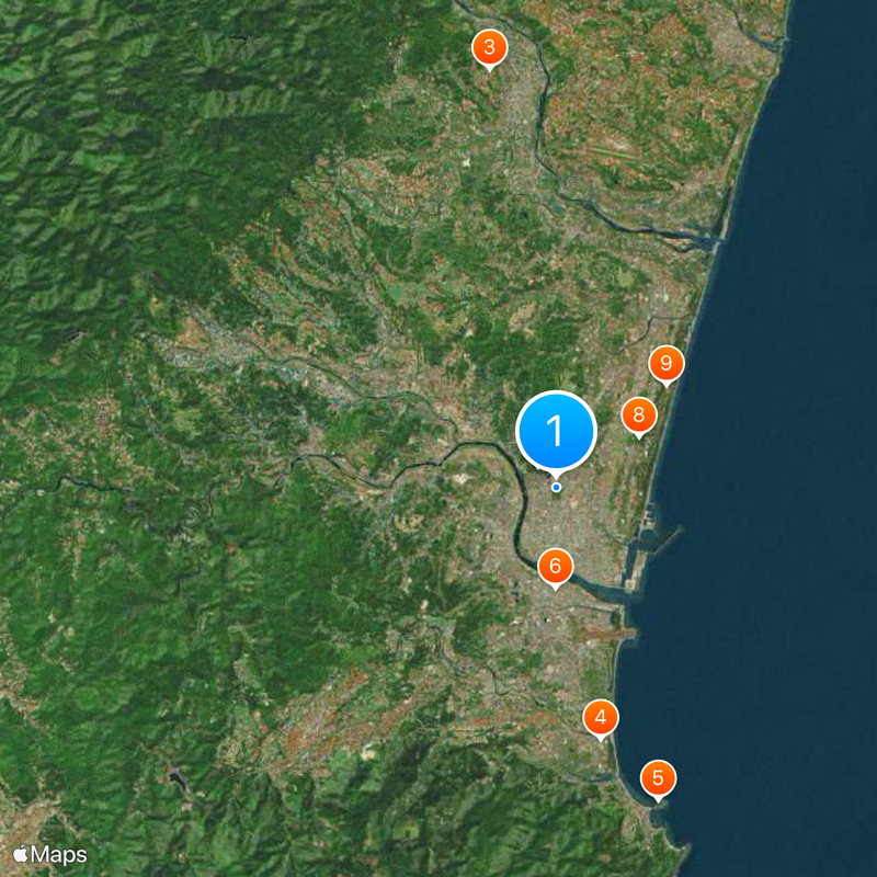 Miyazaki-jingū Carte