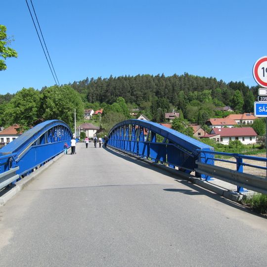Road bridge over the Sázava in Ledečko
