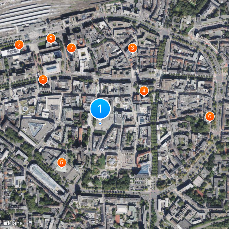 Dortmund Christmas Market Mapa