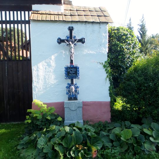Wayside cross by the the house No. 314