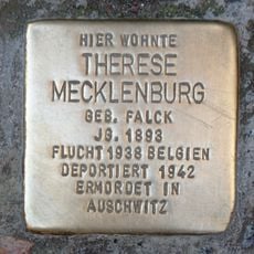 Stolperstein en memoria de Therese Mecklenburg