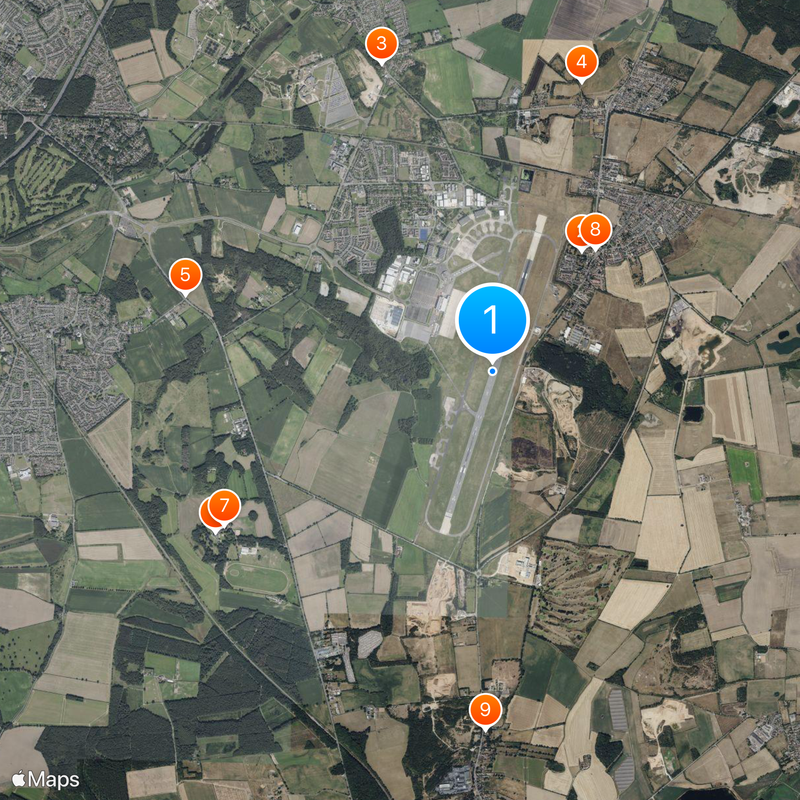 Doncaster Sheffield Airport Map