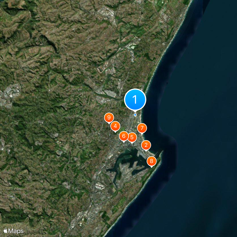Moses Mabhida Stadium Map