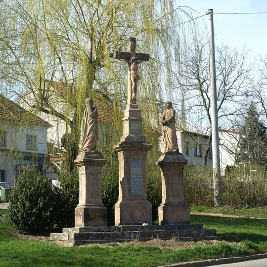 Kříž na náměstí Svobody v Uherském Brodu