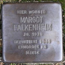 Stolperstein dedicated to Margot Falkenheim