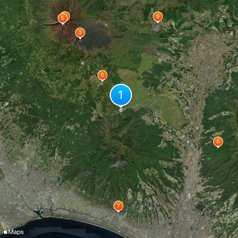 Fuji Safari Park Map