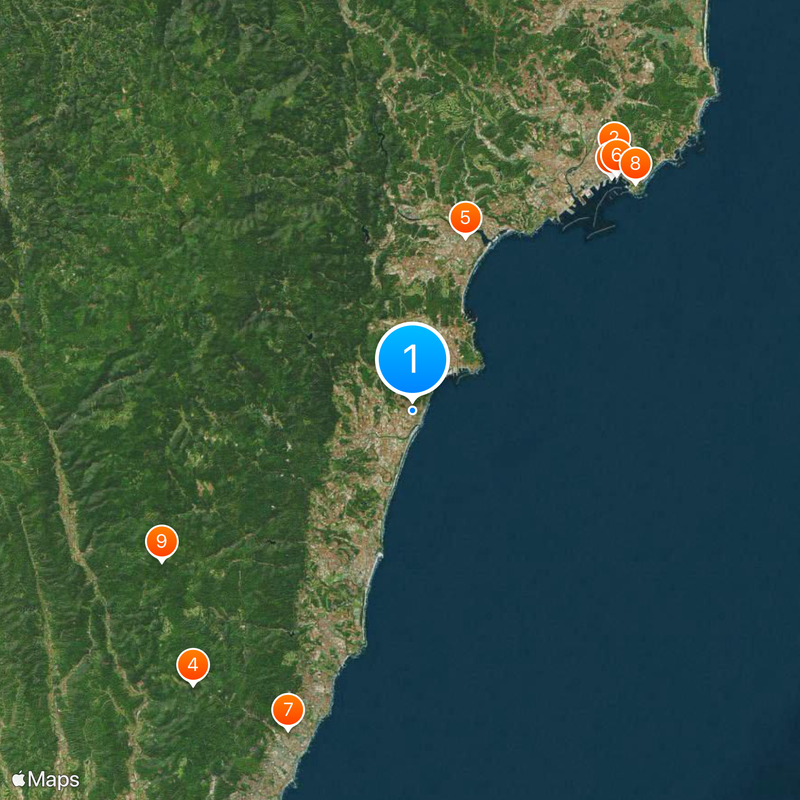 Kitaibaraki City Map