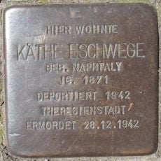Stolperstein dedicated to Käthe Eschwege
