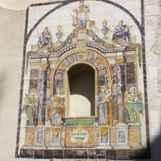 Ceramic panel of Our Lady of Peace