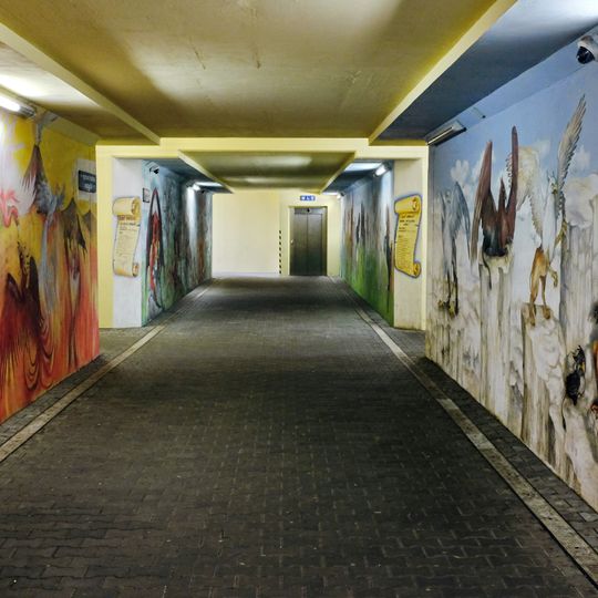 Podchod v železniční stanici Sokolov