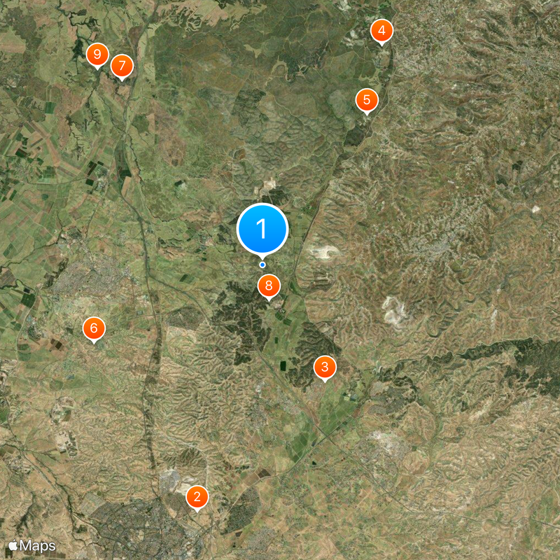 Israel National Trail Mapa