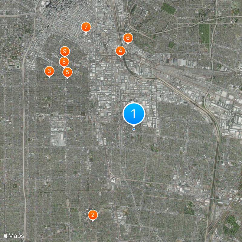 Huntington Park Carte