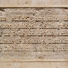 Placa a la Inauguración de la Ampliación del Museo Municipal