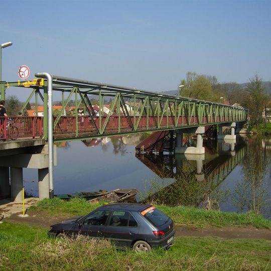 Footbridge Zadní Třebaň - Hlásná Třebaň