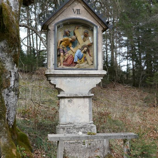 Kreuzwegstation Burg in Wielenbach