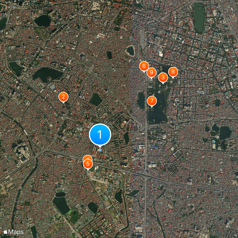 Hanoi Medical University Map