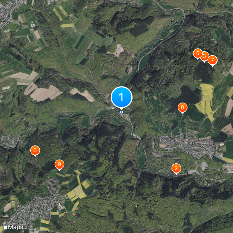 Bürresheim Castle Map